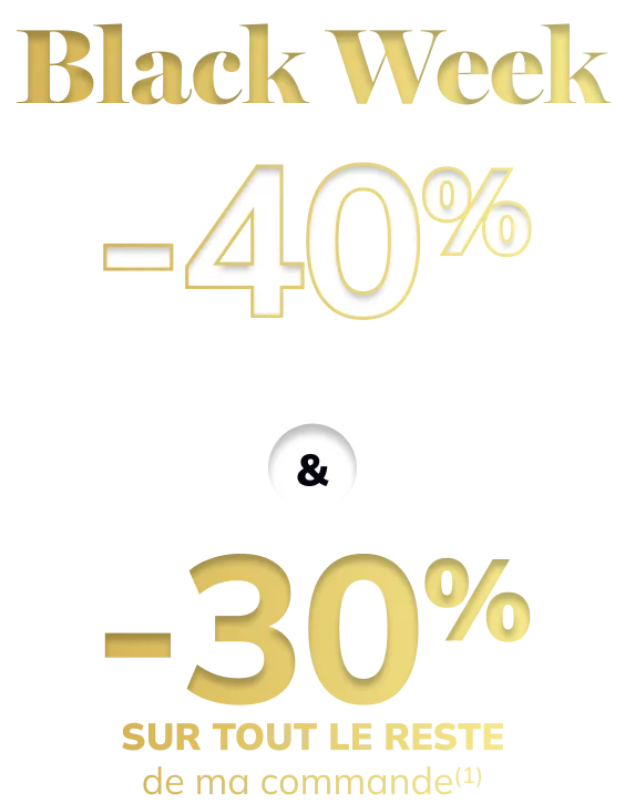 -40% sur mon article le plus cher(1) & -30% sur tout le reste de de ma commande(1) avec le code 5460